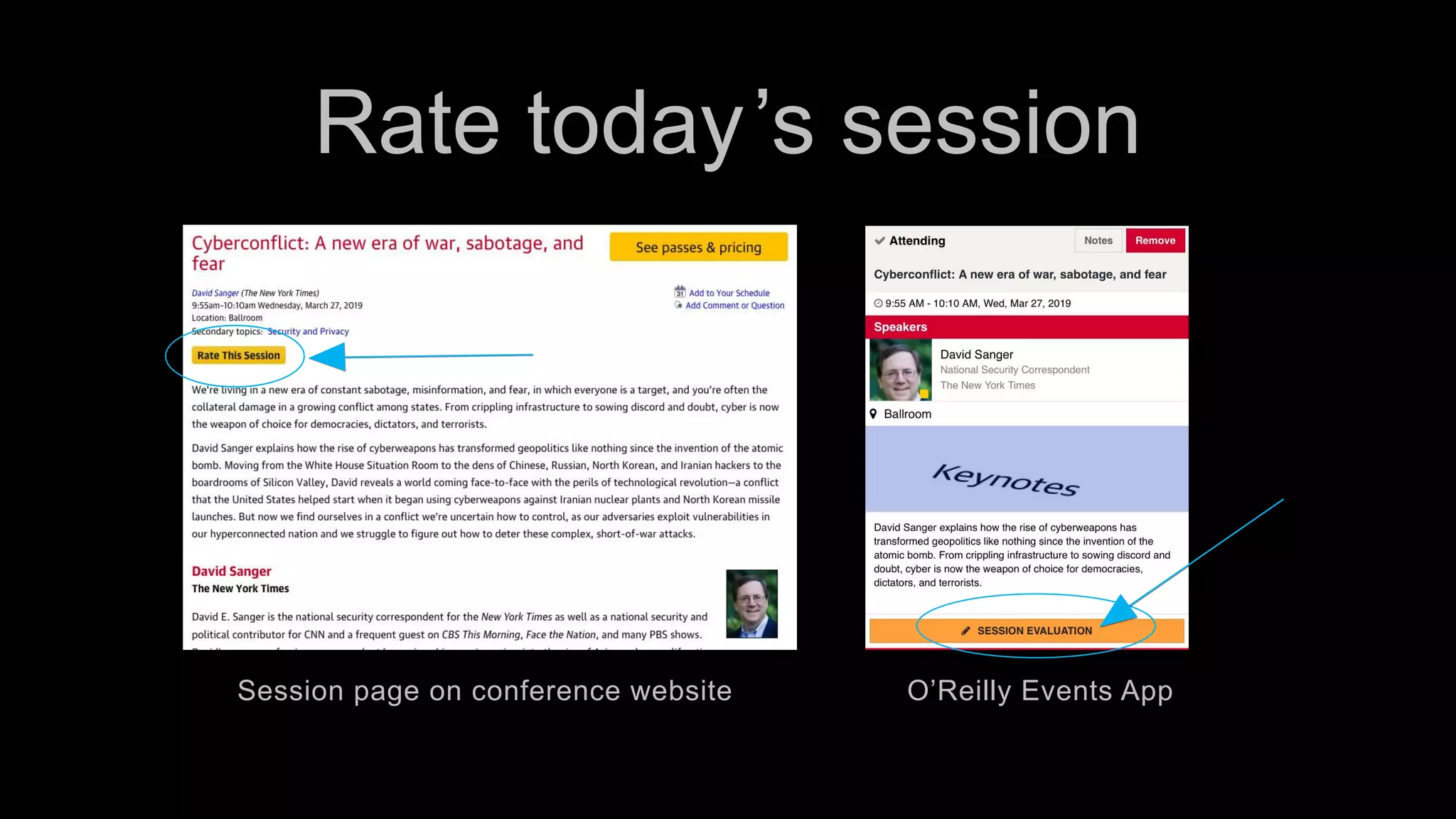 Rate today’s session
Session page on conference website O’Reilly Events App
 