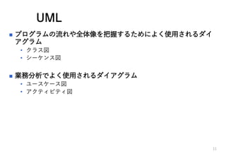 UML
? ץȫդ뤿ˤ褯ʹä

? 饹
? `󥹇
? IշǤ褯ʹä
? ``
? ƥӥƥ
11
 