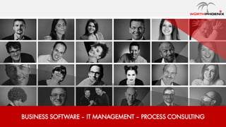 23.11.2015 © Würth Phoenix 2015 1
BUSINESS SOFTWARE – IT MANAGEMENT – PROCESS CONSULTING
 