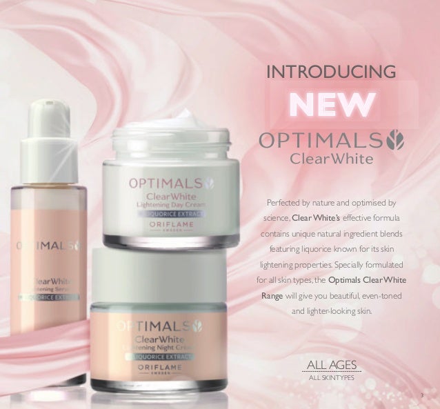 optimals clear white lightening day cream uses