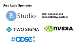 Ursa Labs Sponsors
Main sponsor and
administrative partner
 