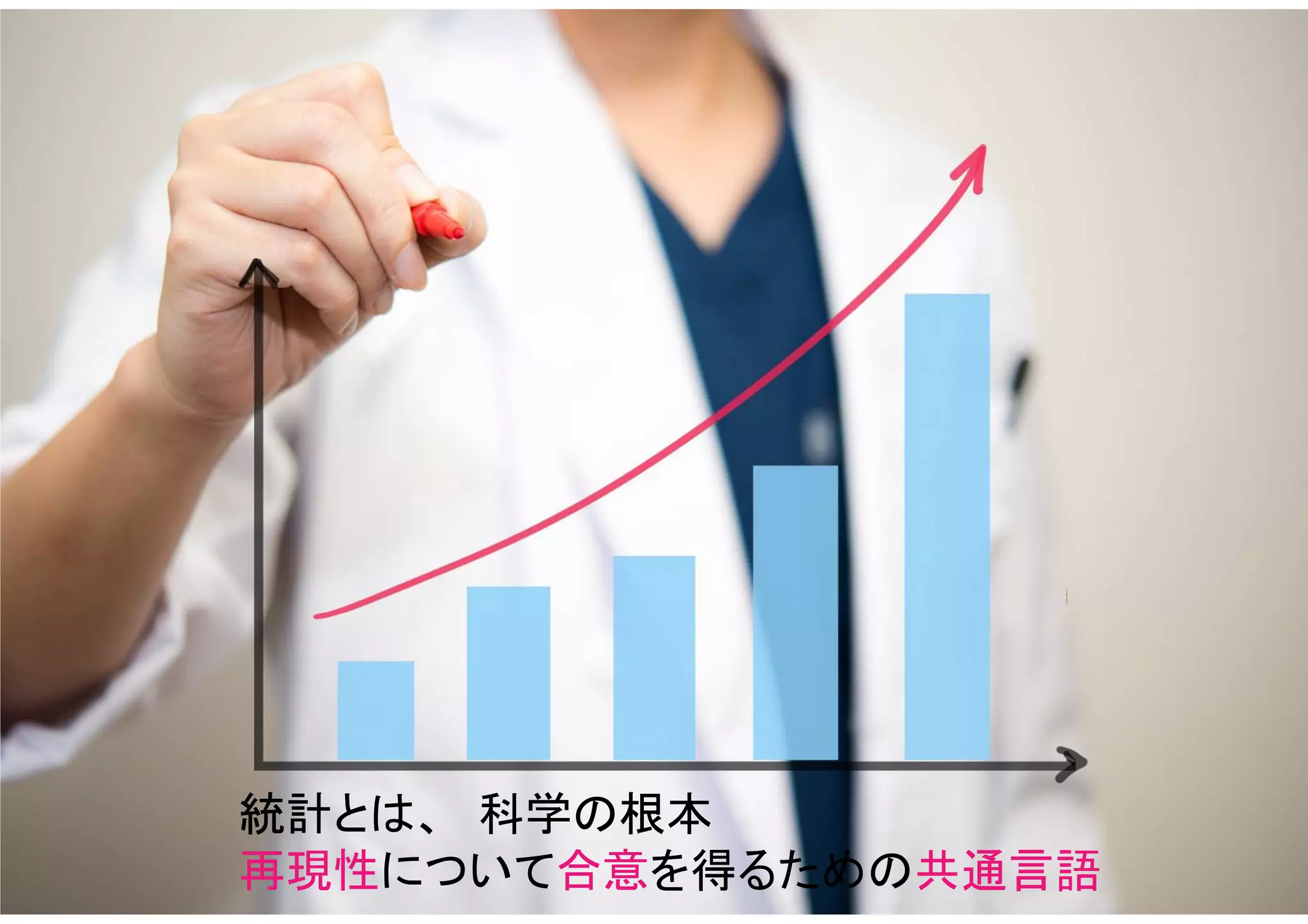 マイティ 13
統計とは、 科学の根本
再現性について合意を得るための共通言語
 