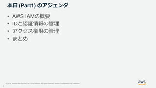 © 2019, Amazon Web Services, Inc. or its Affiliates. All rights reserved. Amazon Confidential and Trademark
本日 (Part1) のアジ...