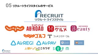 リクルートライフスタイルのサービス05
 