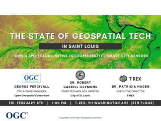 OGC
®
Copyright © 2019 Open Geospatial Consortium
 