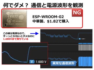 Τǥ᣿ ͨŤԴΤQy
ESP-WROOM-02
Au$1.82ُ
NG
ξԴʤΤǡ
`ä3VʤȥʤΤ
1.680VޤƤ
ͨŲ
 