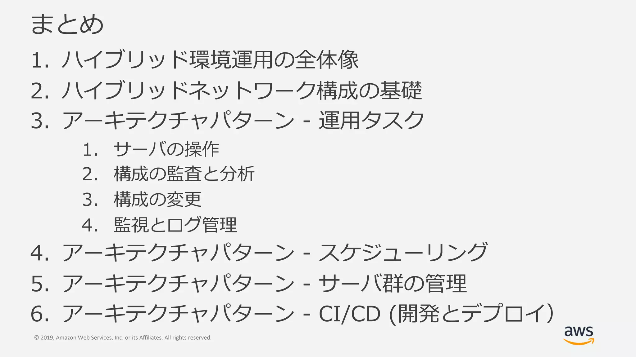 © 2019, Amazon Web Services, Inc. or its Affiliates. All rights reserved.
.1
C3 /
C3 5 /
2 4 5 5
D/
/ .
/
. 6
2 4 5 I 6
2 4 5 D /
( 2 4 5 . 3-
 