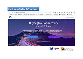Start using Sigfox IoT devices
37
 