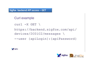 Sigfox backend API access – GET
86
 