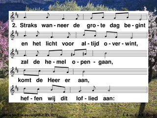 Jezus leeft in eeuwigheid (EL 411) t. & m. C.A.E. Groot
 