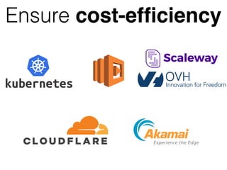 Ensure cost-efﬁciency
 