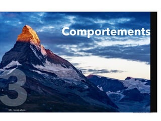 @digitalmetzger
PROCHAINES CONFÉRENCES
1. La peur, le stress et les effets du cortisol
2. La gratitude, la compassion et les effets de la
dopamine, l’anandamine, sérotonine, etc
3. L’intuition & sortir de sa zone de confort
4. FLOW
MartineBoucher.Coach
CC - lovely shots
Comportements
3
 