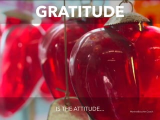 @digitalmetzger
GRATITUDE
IS THE ATTITUDE... MartineBoucher.Coach
 