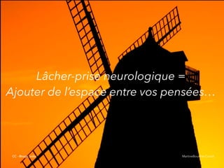 @digitalmetzger
S
Lâcher-prise neurologique =
Ajouter de l’espace entre vos pensées…
CC - @sage_solar MartineBoucher.Coach
 