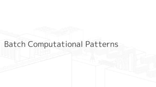 Batch Computational Patterns
 