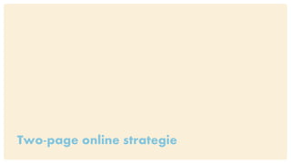 Two-page online strategie
 