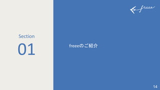 01 freeeのご紹介
14
Section
 
