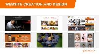 WEBSITE CREATION AND DESIGN
 