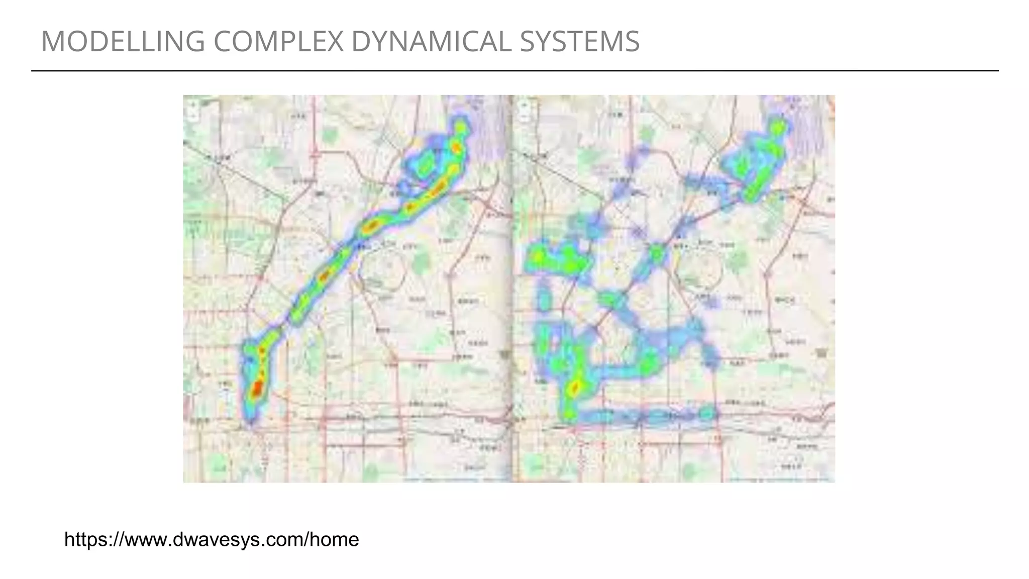 MODELLING COMPLEX DYNAMICAL SYSTEMS
https://www.dwavesys.com/home
 