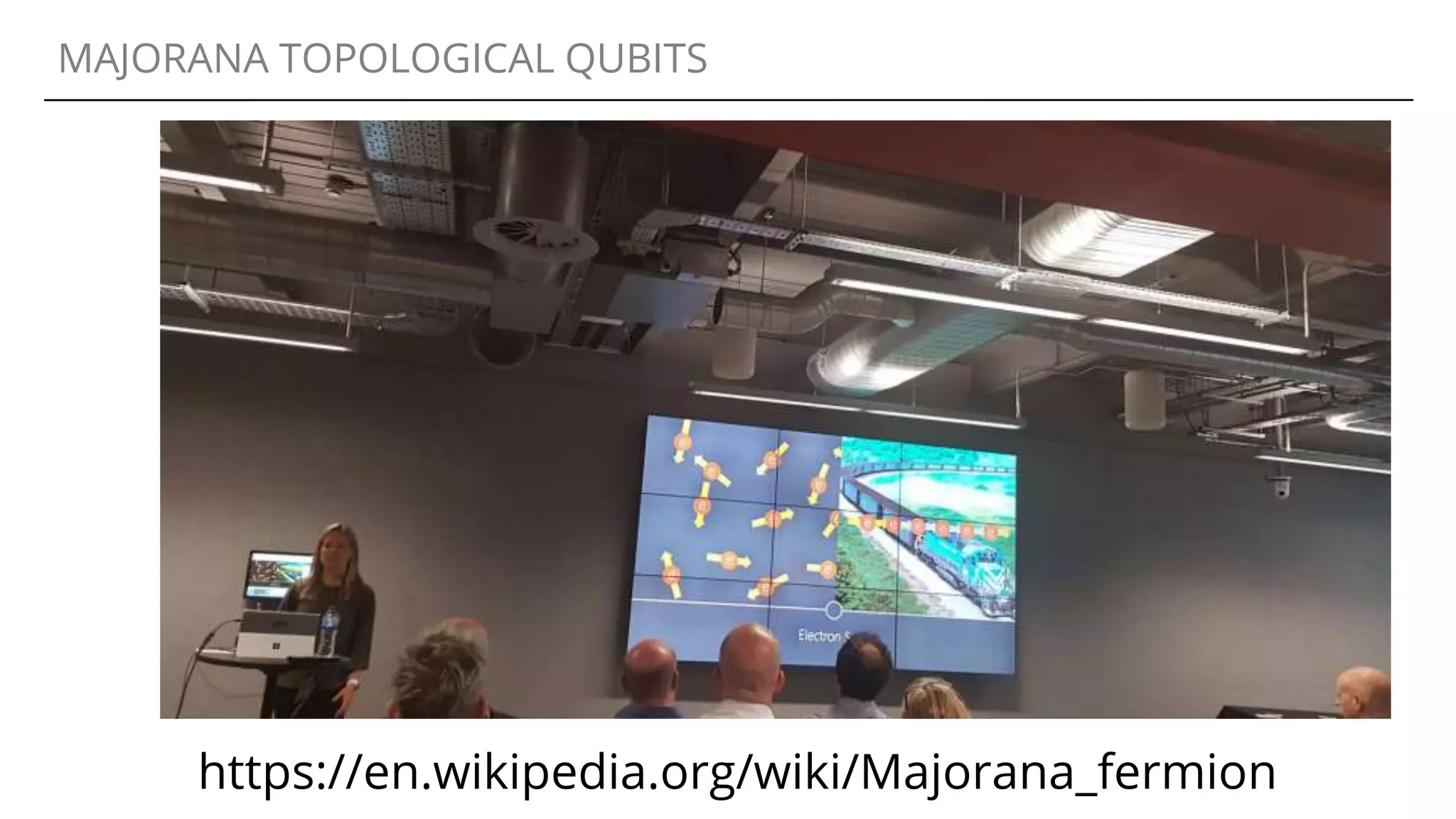 MAJORANA TOPOLOGICAL QUBITS
https://en.wikipedia.org/wiki/Majorana_fermion
 