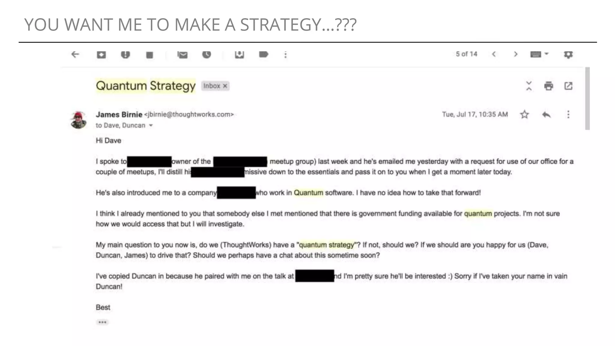 YOU WANT ME TO MAKE A STRATEGY…???
 