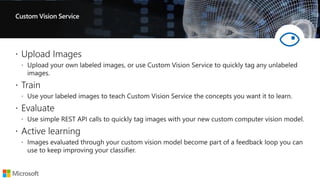 Custom Vision Service
 