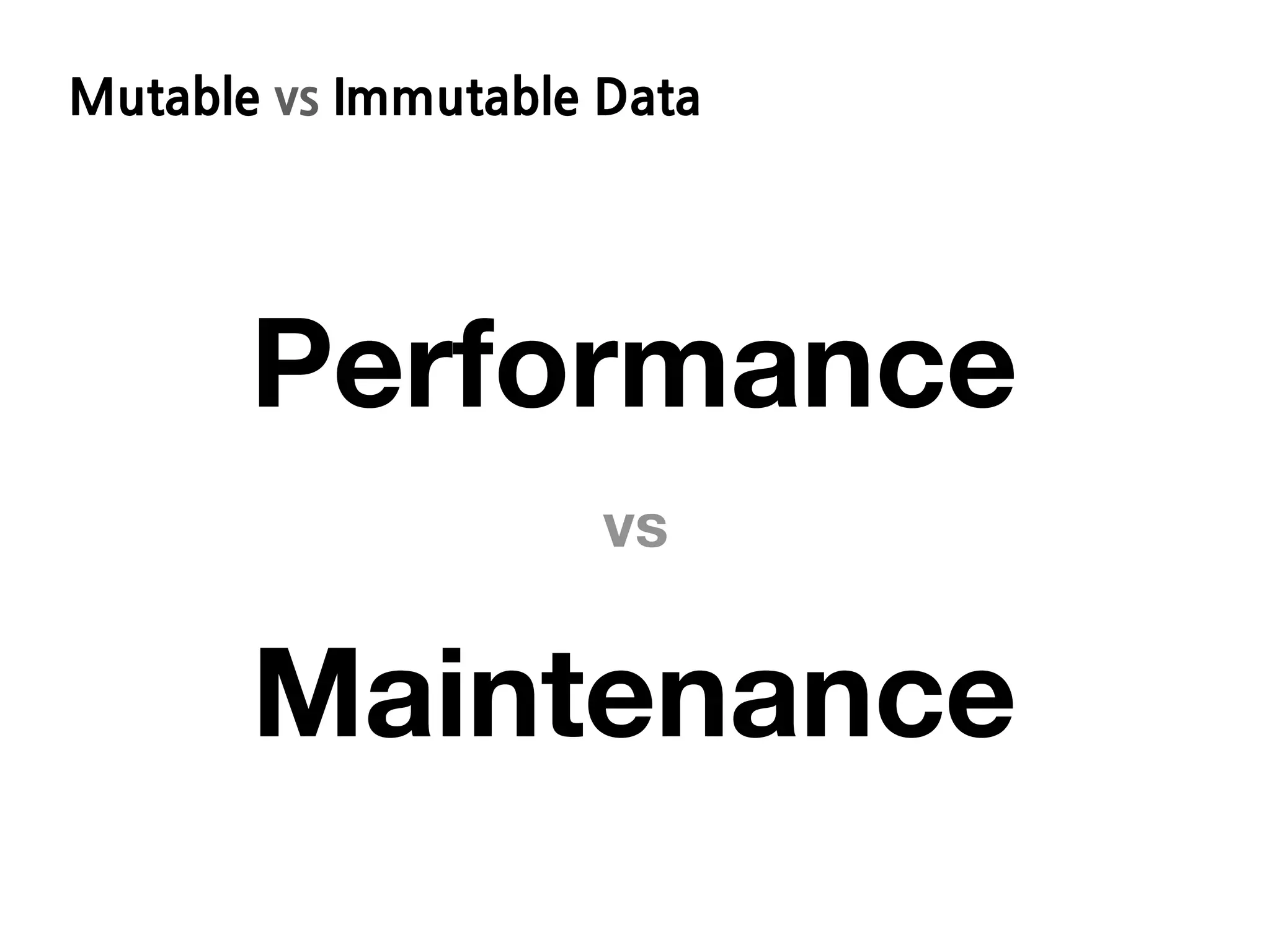 ED FC ED D
Maintenance
Performance
vs
 