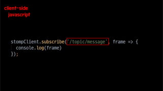 client-side
javascript
 