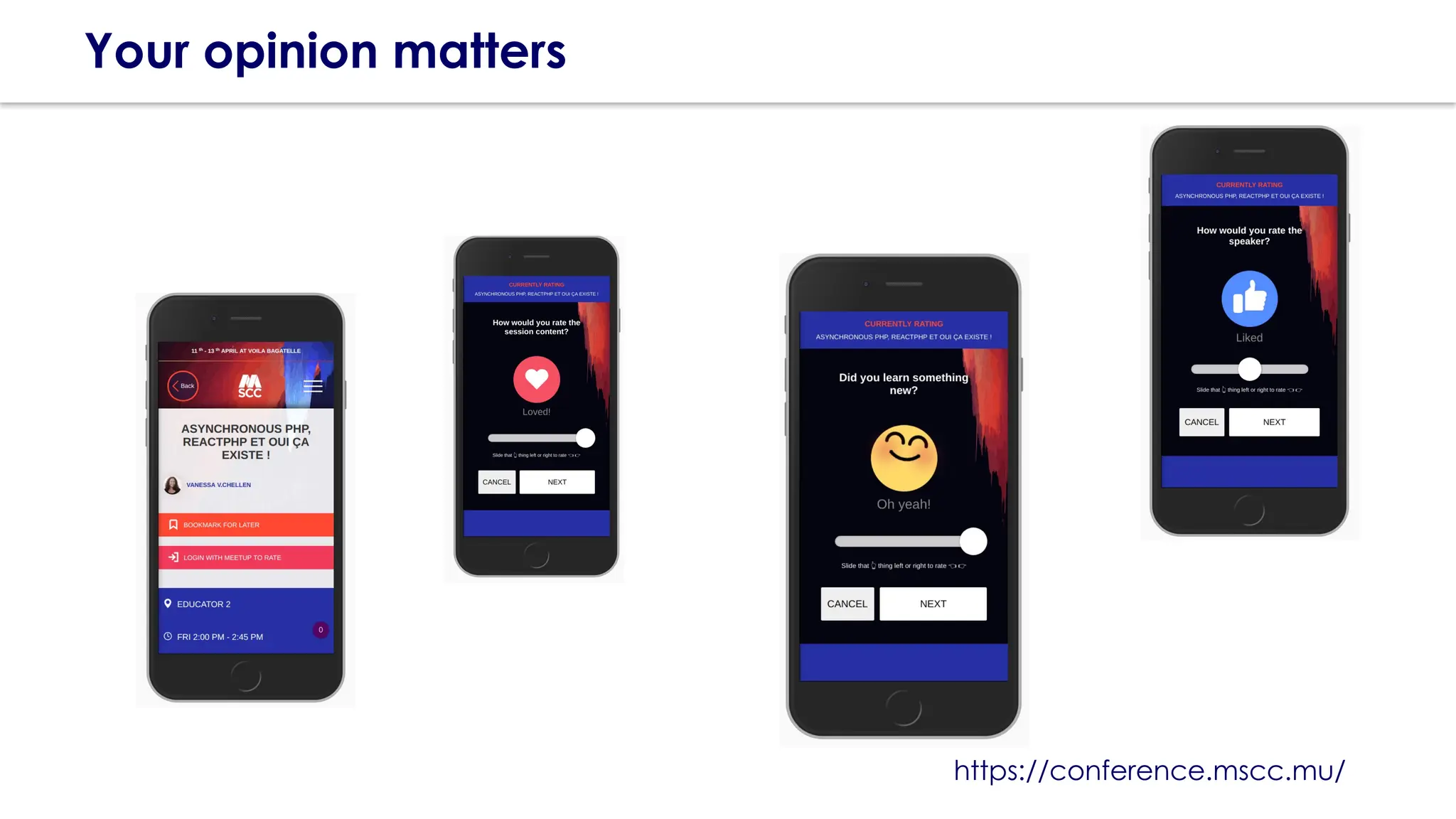 Your opinion matters
https://conference.mscc.mu/
 
