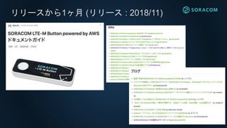 リリースから1ヶ月 (リリース : 2018/11)
 