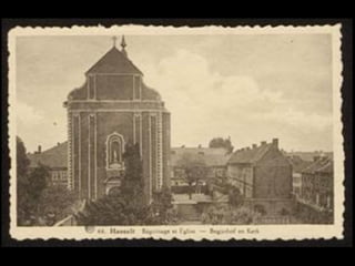 De ruïne van de begijnhofkerk in Hasselt