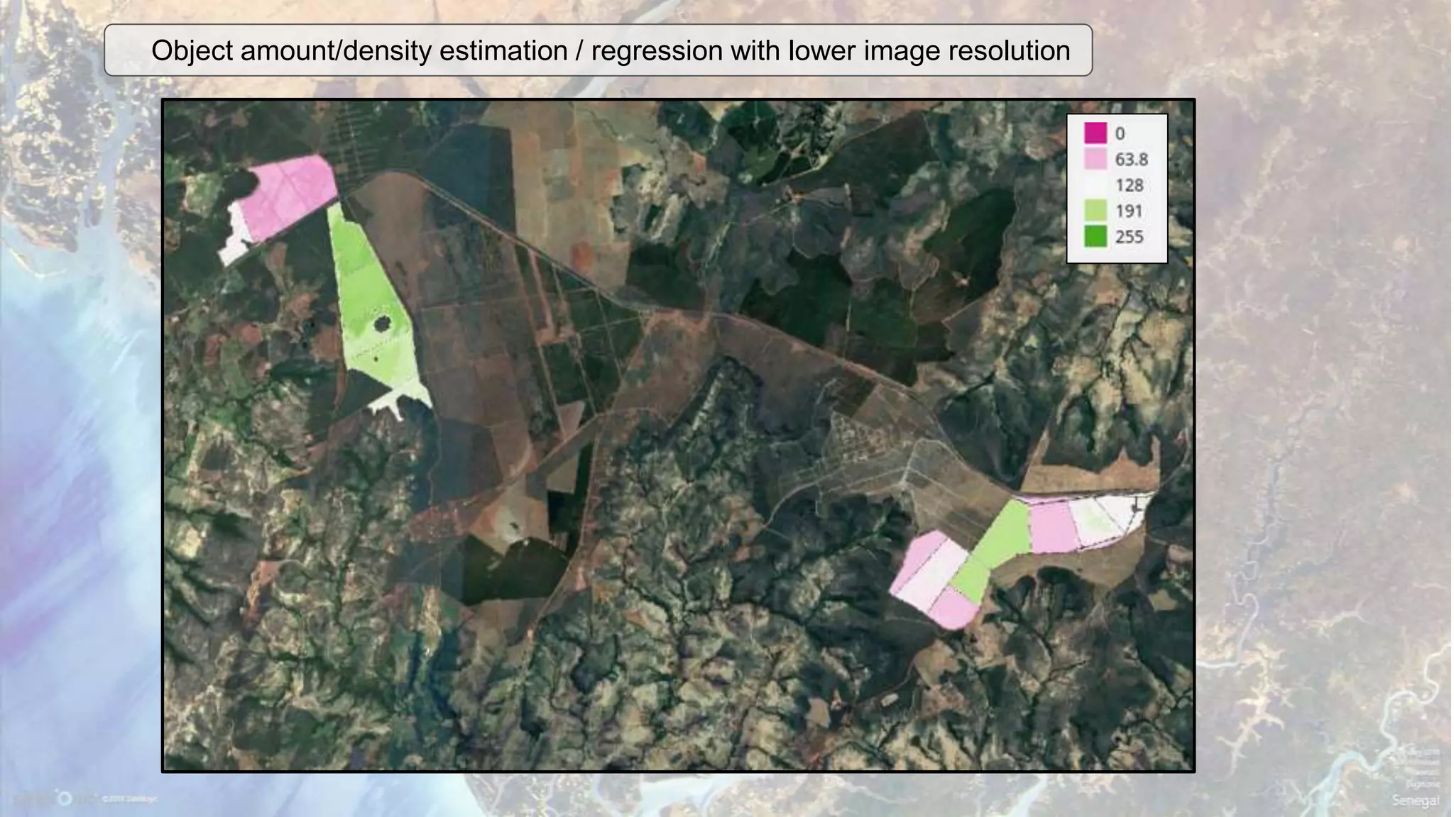 Object amount/density estimation / regression with lower image resolution
 