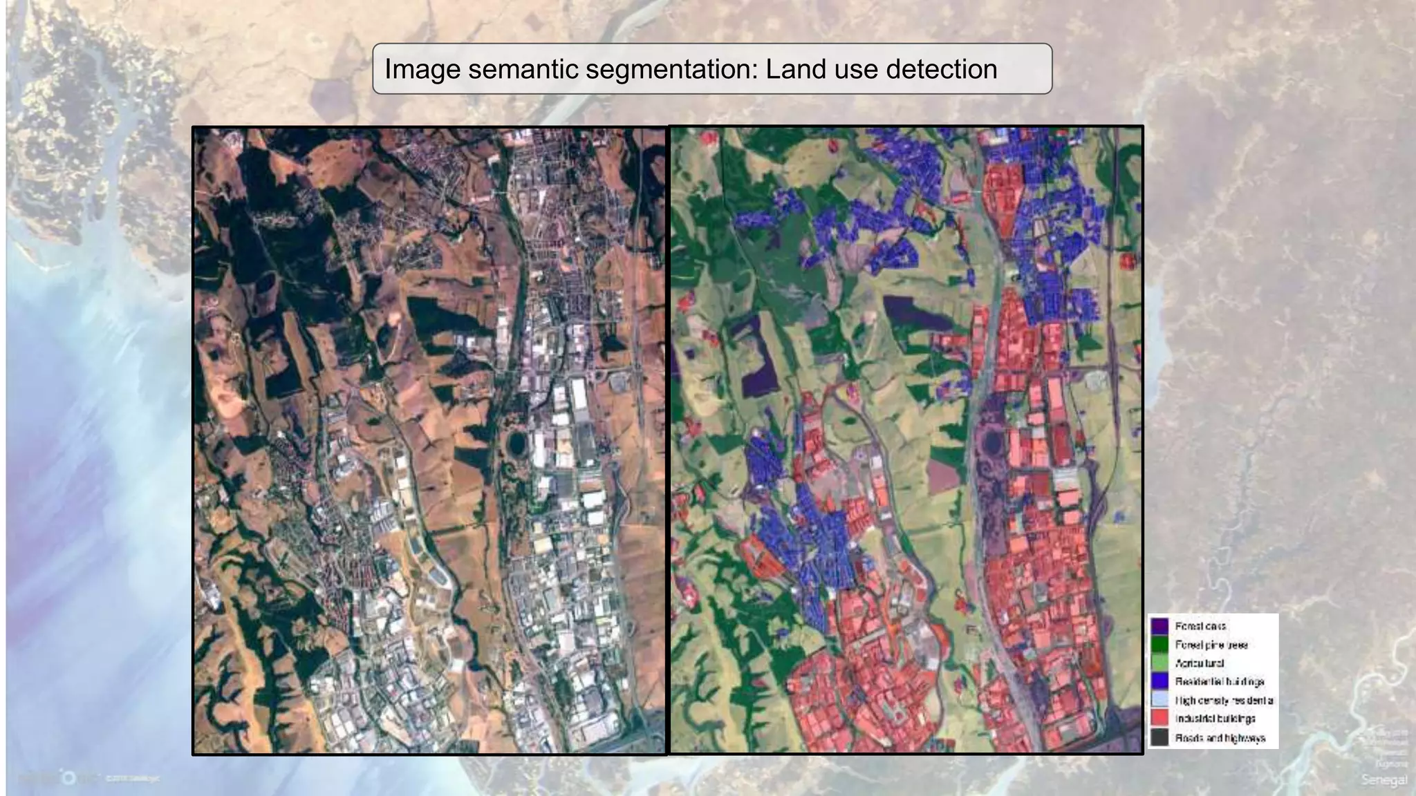 Image semantic segmentation: Land use detection
 
