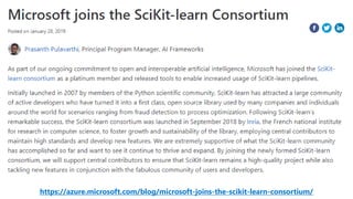 https://azure.microsoft.com/blog/microsoft-joins-the-scikit-learn-consortium/
 