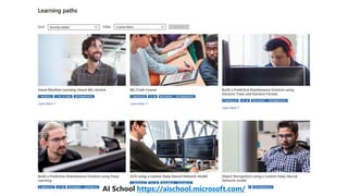 AI School https://aischool.microsoft.com/
 