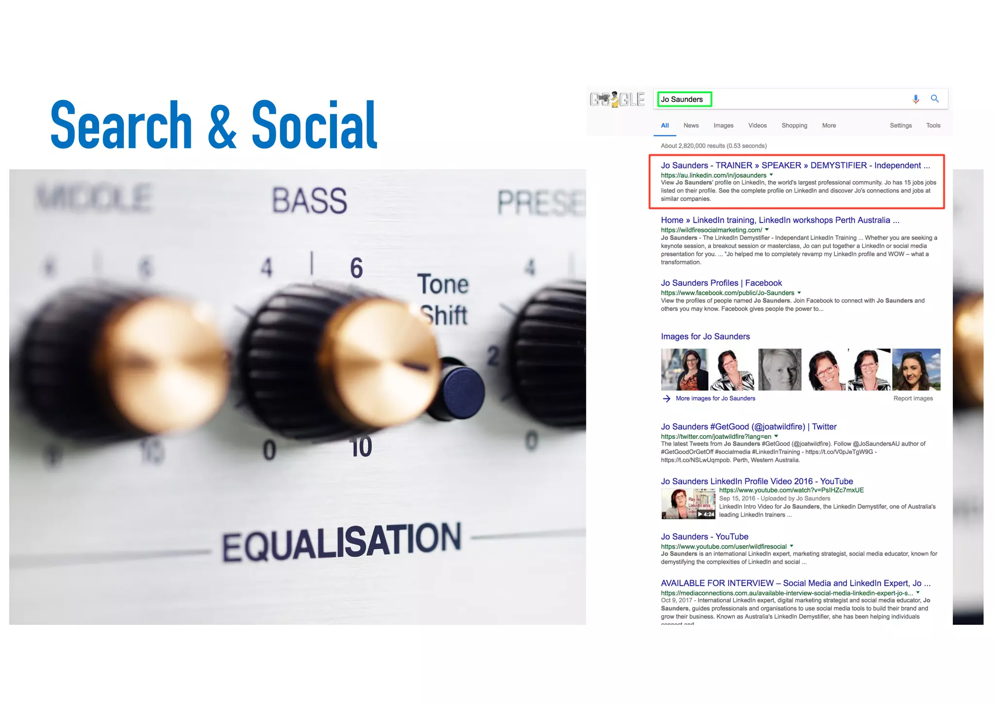 Search & Social
 