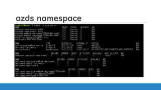 azds namespace
 