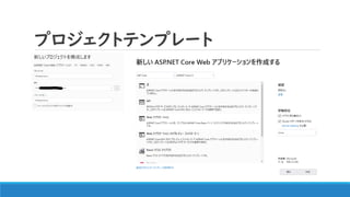 プロジェクトテンプレート
 