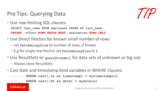 Node.js and Oracle Database: New Development Techniques | PDF