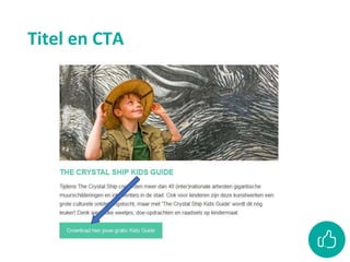 Titel en CTA
 