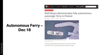Autonomous Ferry –
Dec 18
 