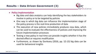 BDVe Webinar Series - Big Data for Public Policy, the state of play ...