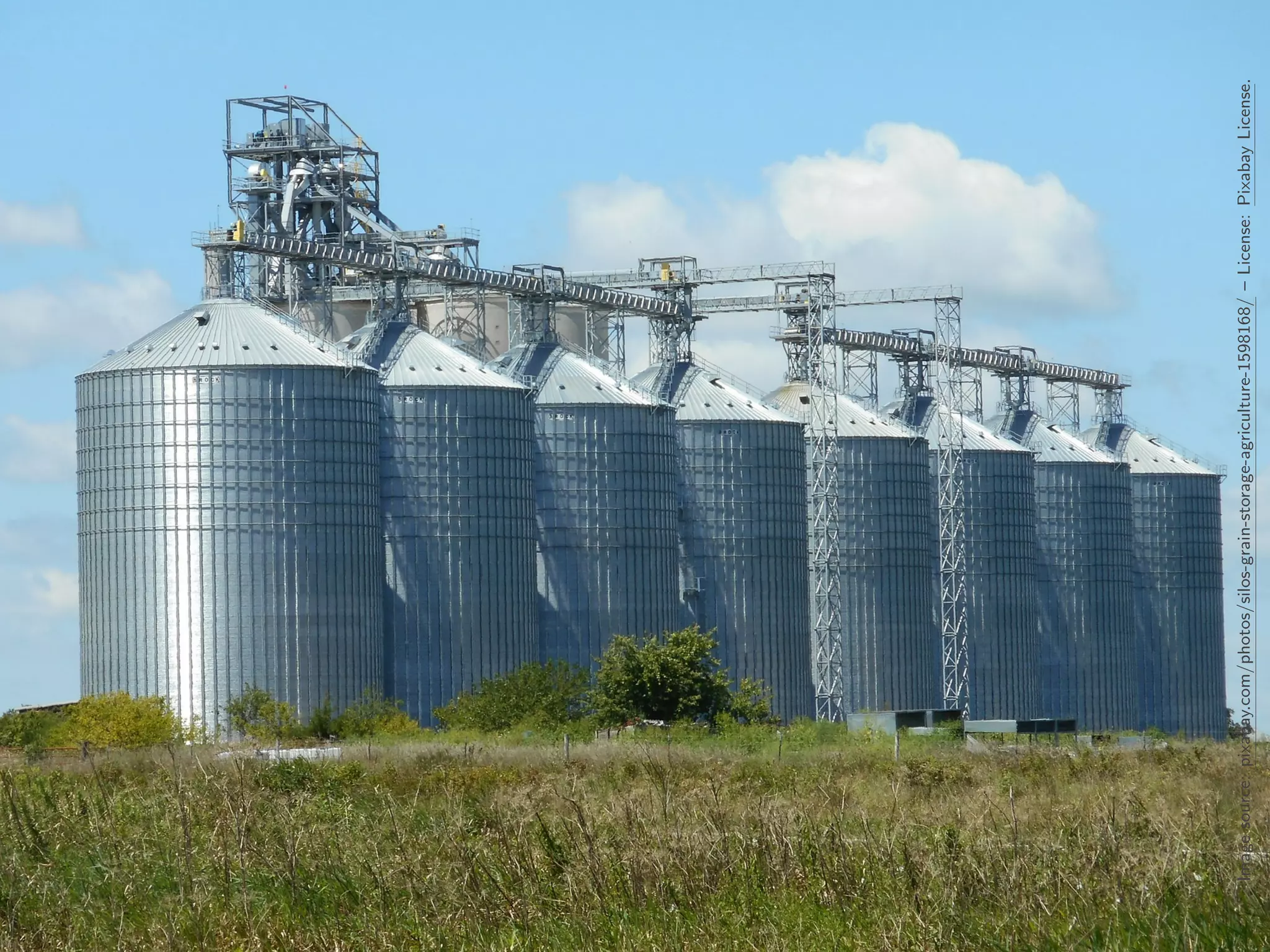 Imagesource:pixabay.com/photos/silos-grain-storage-agriculture-1598168/–License:PixabayLicense.
 