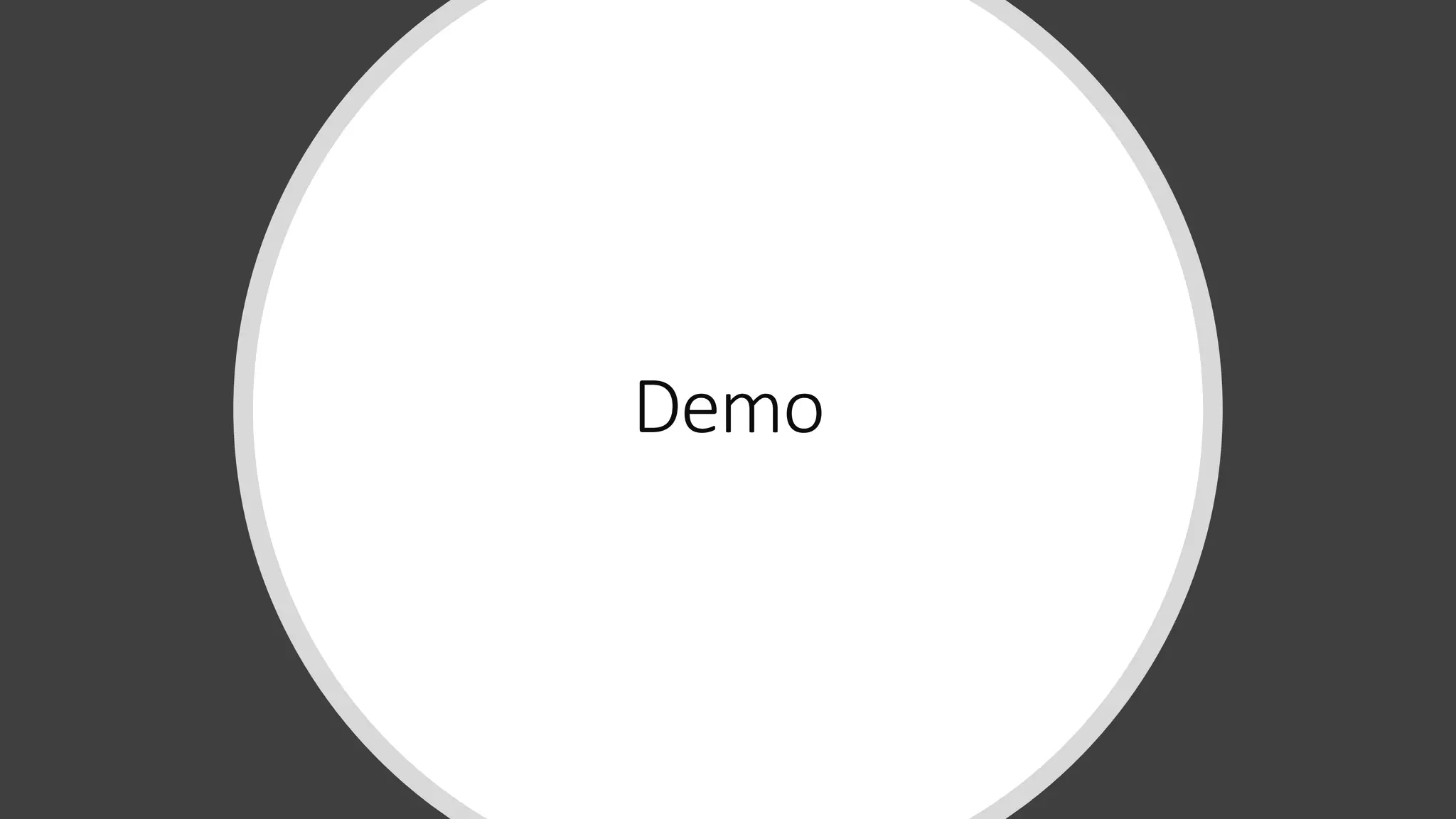 Demo
 