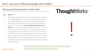 Apache Kafka vs. Integration Middleware (MQ, ETL, ESB) | PDF