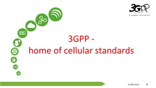 © 3GPP 2012
© 3GPP 2019 3
3GPP -
home of cellular standards
 