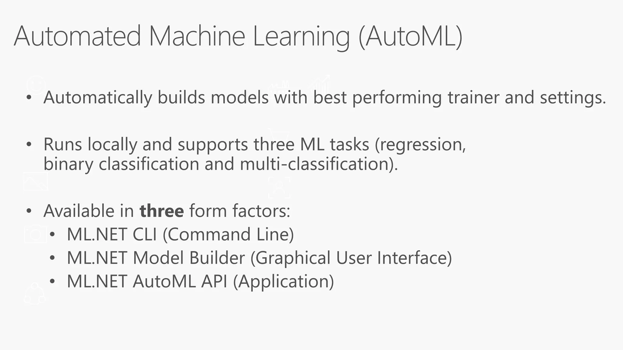 Automated Machine Learning (AutoML)
 