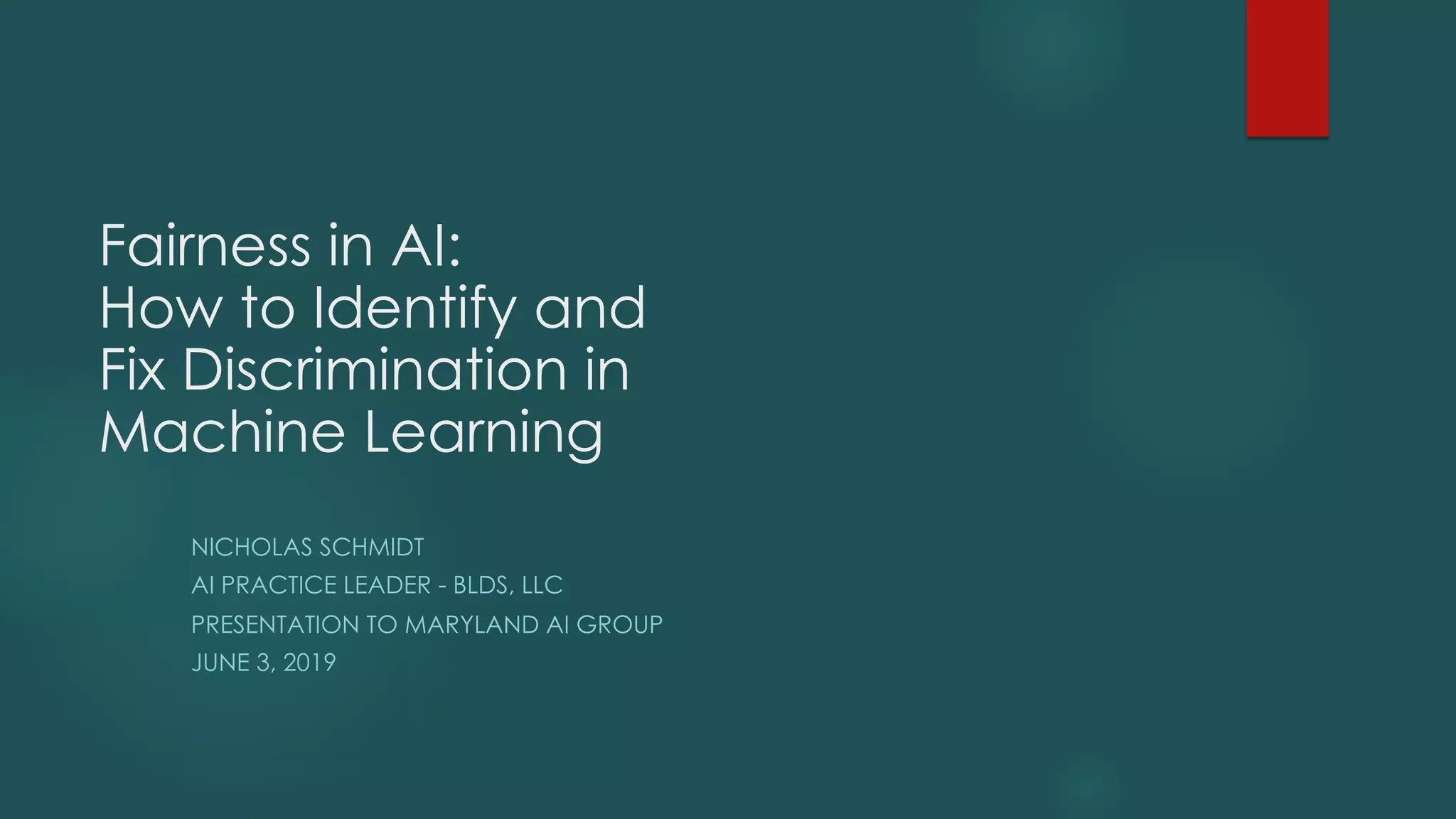 Fairness in Machine Learning and AI | PDF