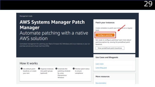 勉強会資料 Systems Managerによるパッチ管理 For Pci Dss 勉強会資料 Systems Managerによるパッチ管理 For Pci Dss