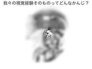 我々の視覚経験そのものってどんなかんじ？
 